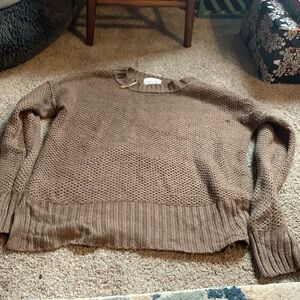 Brown sweater